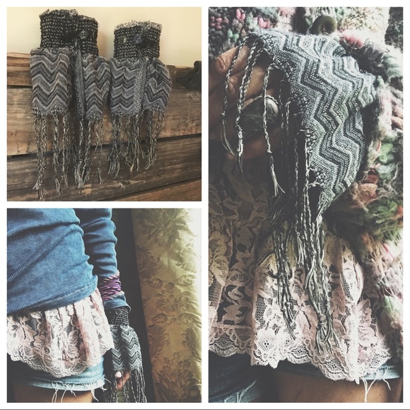 Decorative Upcycled Cuffs - wear on arms/over boots - Picture 3 of 9